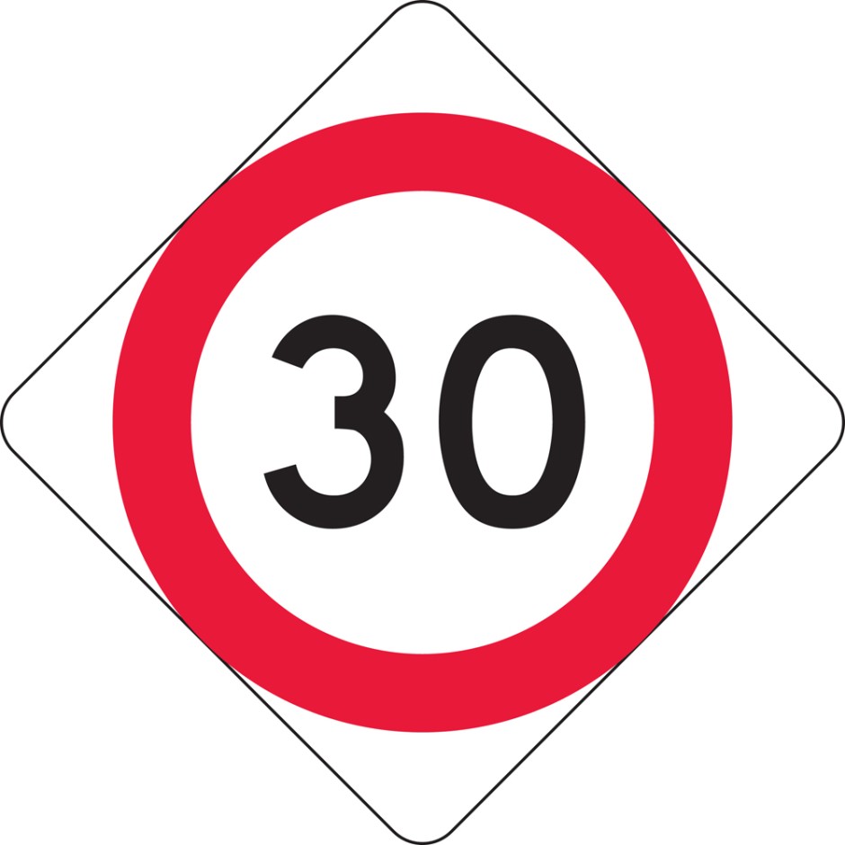 Speed Restriction Level 1 (MKL) - 30km