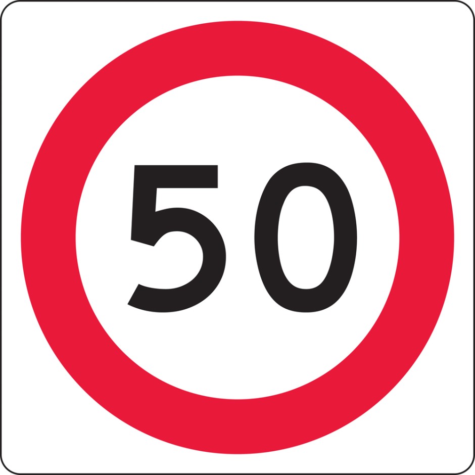 Speed Restriction Level 2 (HKL) - 50km