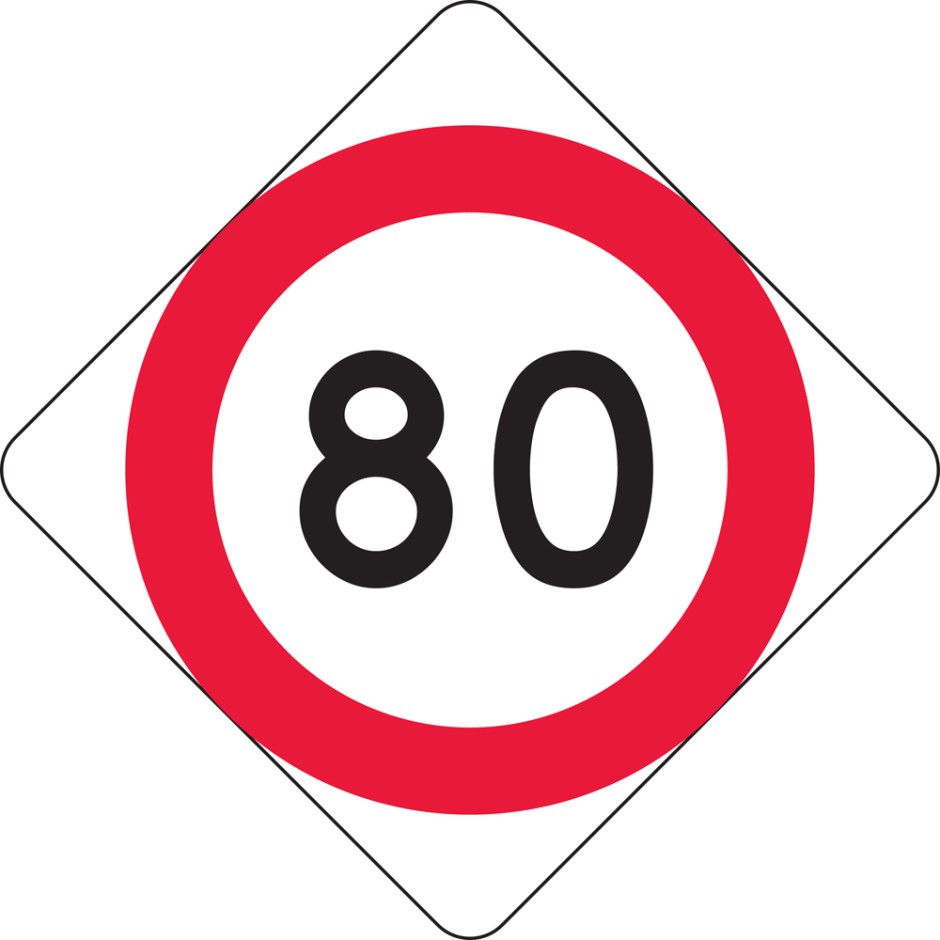 Speed Restriction Level 1 (MKL) -  80km