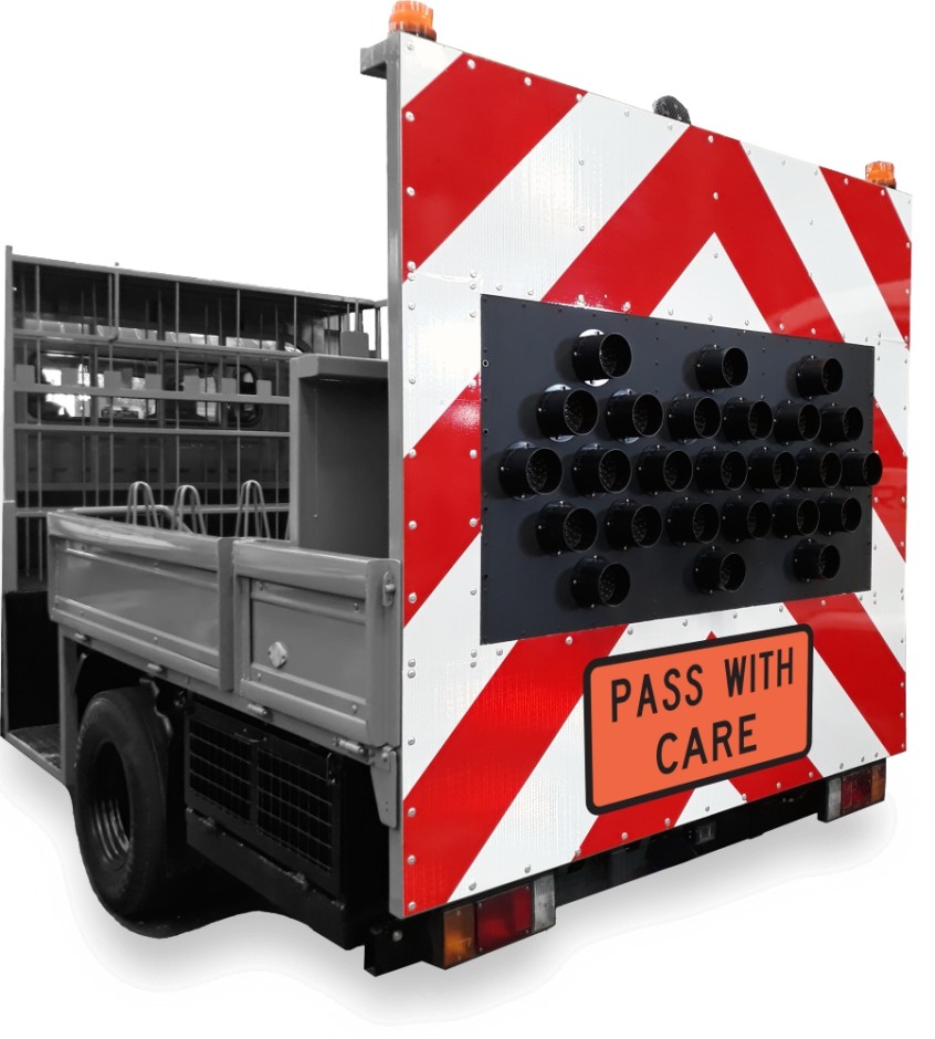 Arrow board Surround - Reflective Upgrade