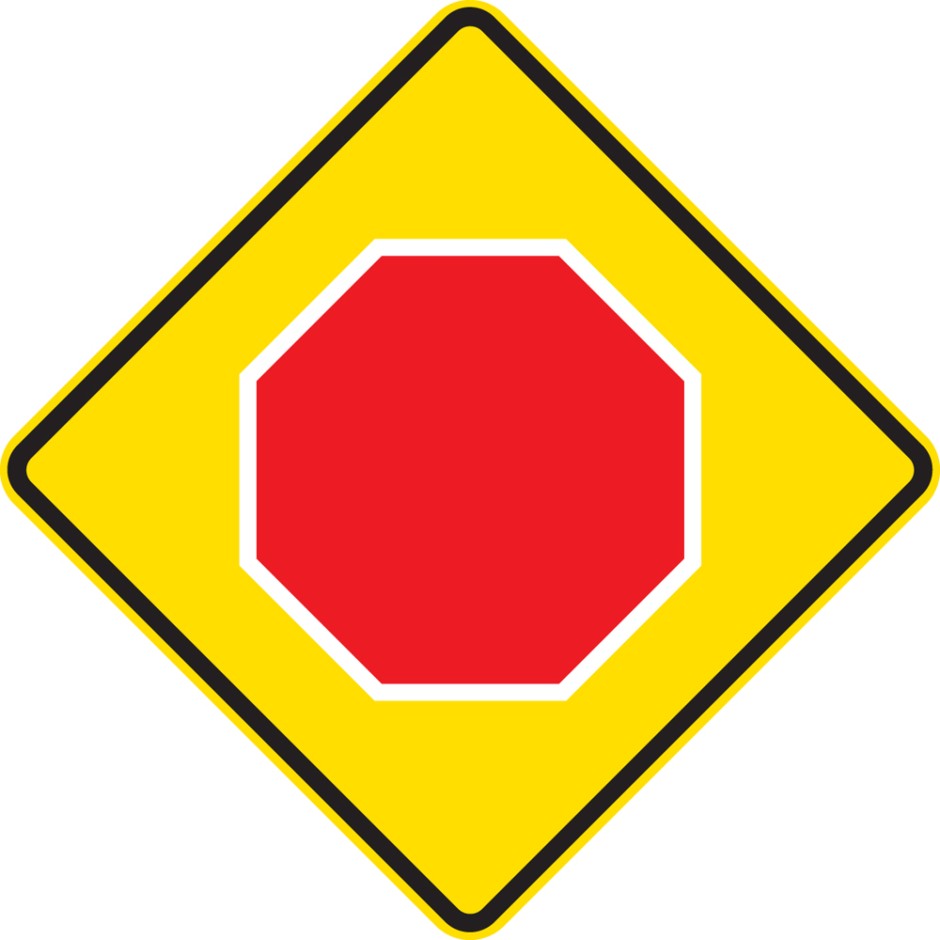Stop Ahead "__"m