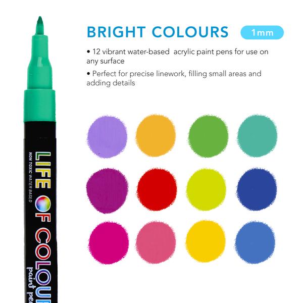Special Colour Paint Pens - Medium Tip - Time to Create Australia