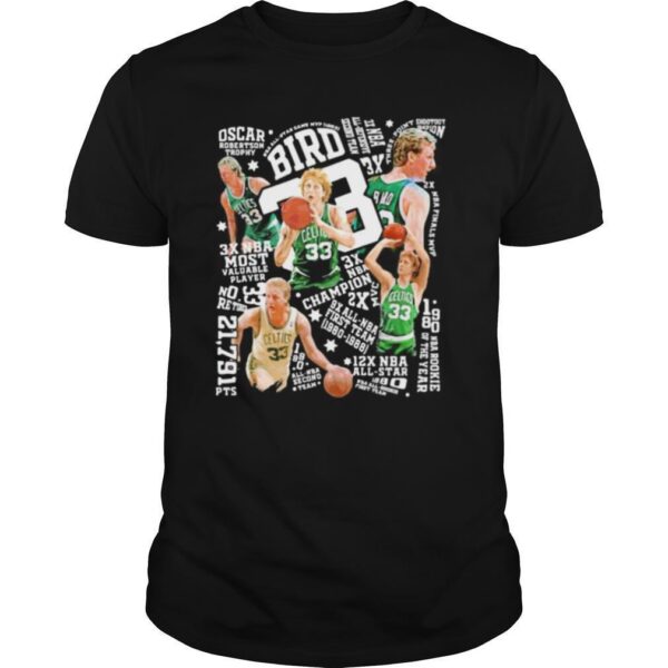 TshirtStation Oscar robertson trophy larry bird 33 boston celtics shirt