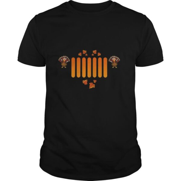 TshirtStation Thanksgiving Day Turkey Leaves Map Shirt