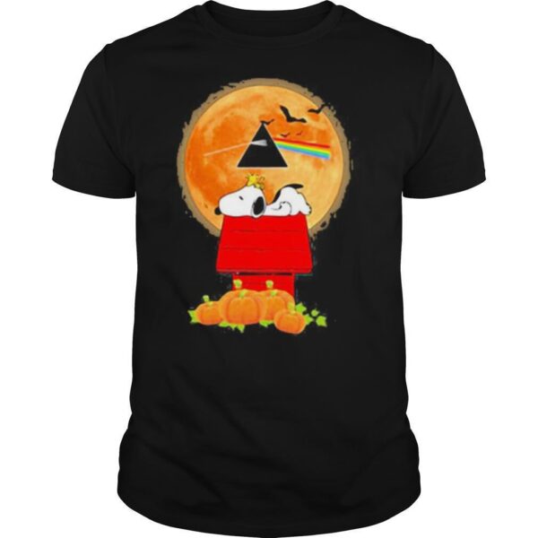 TshirtStation Happy Halloween Snoopy Pumpkins Pink Floyd Band Shirt
