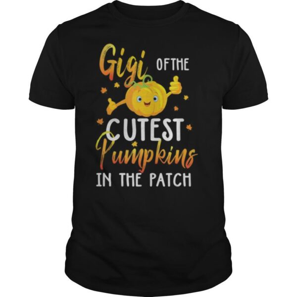 TshirtStation Gigi Of The Cutest Pumpkin In Patch Halloween Shirt
