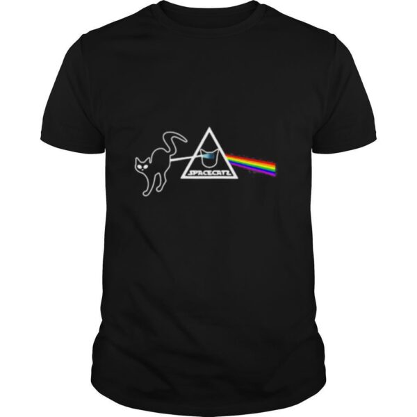 TshirtStation Cat Spacecataz Pink Floyd Band Shirt