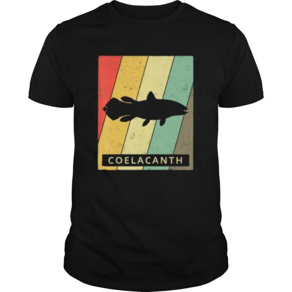 TshirtStation Coelacanth Lover Vintage Retro Animal Shirt