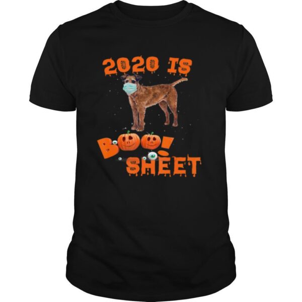 TshirtStation Is Boo Sheet Halloween Irish Terrier Dog Wear Mask Shirt