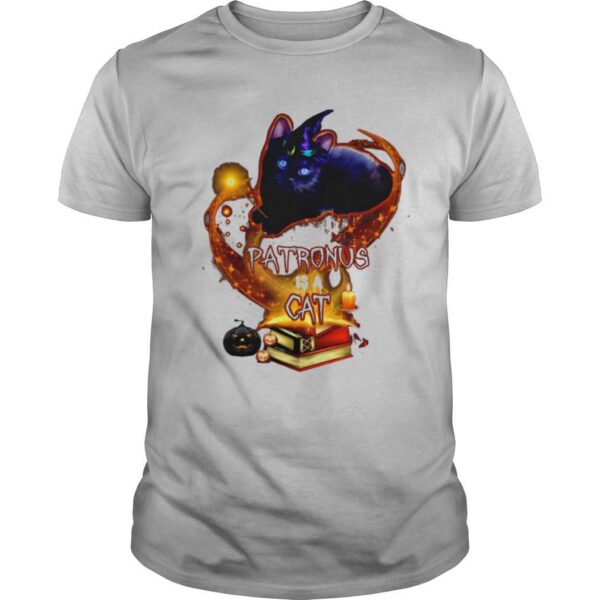 TshirtStation Halloween Witch Patronus Is Black Cat Shirt