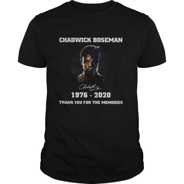TshirtStation Chadwick Boseman Signature Thank You For The Memories Shirt