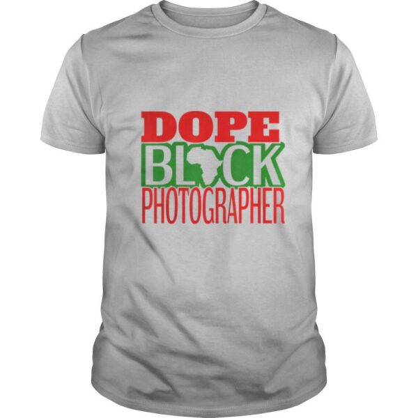 TshirtStation Dope Black Photographer African American Black History Shirt