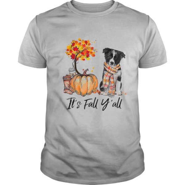 TshirtStation Its Fall Yall Border Collie Dog Halloween Shirt