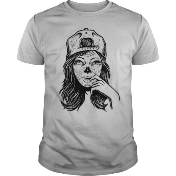 TshirtStation Skull Sugar Girl Day Of The Dead Shirt