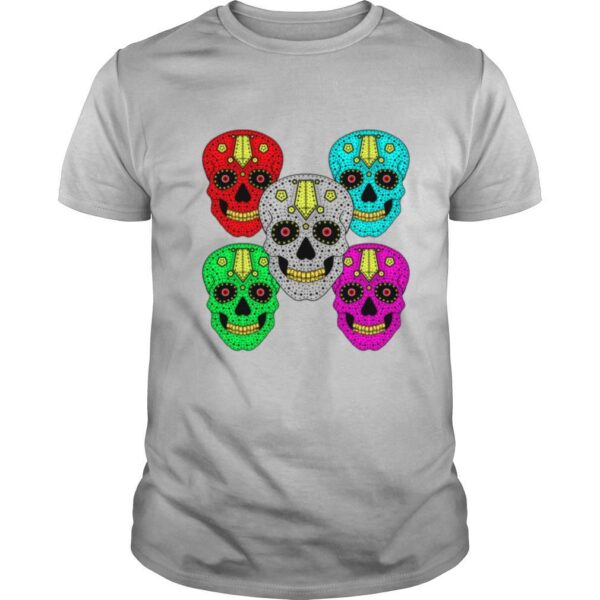 TshirtStation Skull Color Day Of The Dead Shirt