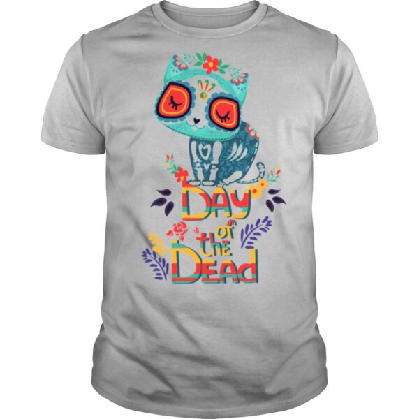 TshirtStation Sugar Skull Cat Day Of The Dead Shirt