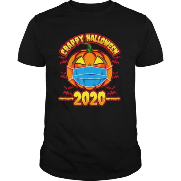 TshirtStation Jackolantern Funny Halloween Pumpkin Wearing A Mask Shirt