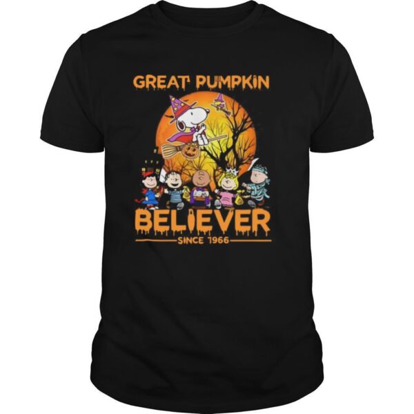 TshirtStation The Peanuts Snoopy Great Pumpkin Believer Since Halloween Shirt