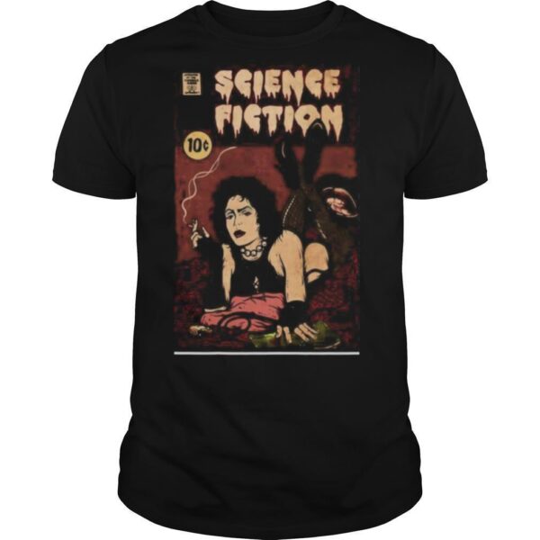 TshirtStation Science Fiction Smoking Poster Shirt