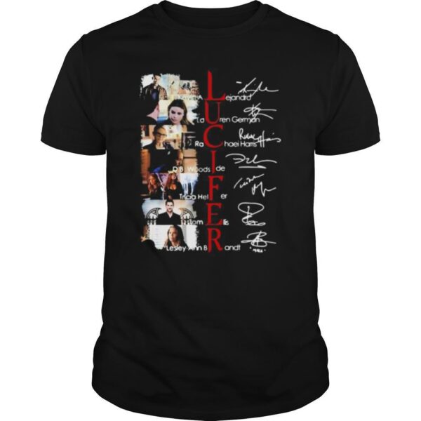 TshirtStation Lucifer Movie Characters Signatures Shirt