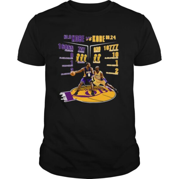 TshirtStation No Kobe Vs No Kobe Kobe Bryant Larger Imprint Shirt