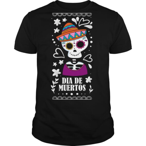 TshirtStation Skull Day Of The Dead Dia De Muertos Shirt