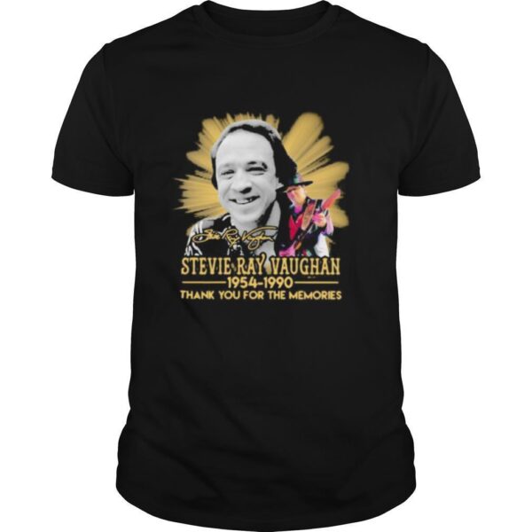 TshirtStation Stevie Ray Vaughan Thank For The Memories Signature Shirt