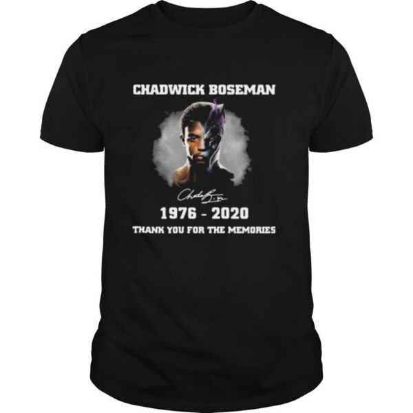 TshirtStation Chadwick Boseman Black Panther Wakanda Forever Thank You For The Memories Signature Shirt