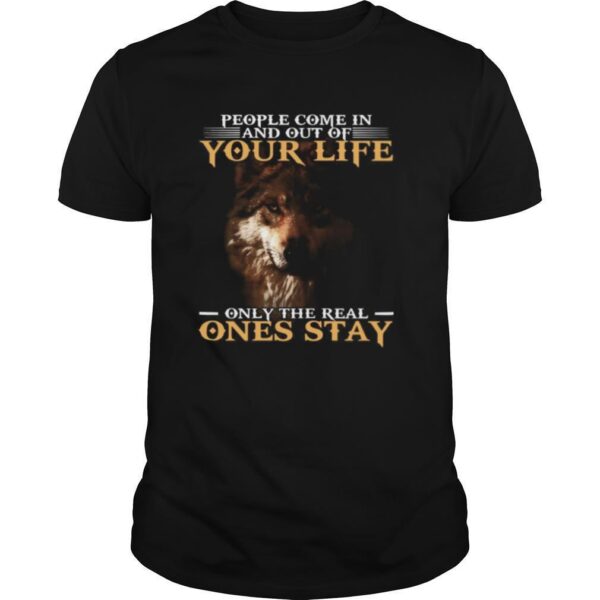 TshirtStation Dog People Come In And Out Of Your Life Only The Real Ones Stay Shirt