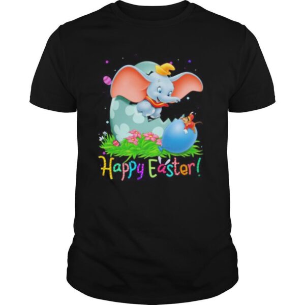 TshirtStation Disney Dumbo Elephant Happy Easter Flower Shirt