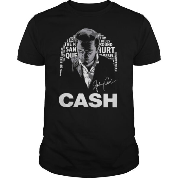 TshirtStation Johnny Cash Signature Shirt
