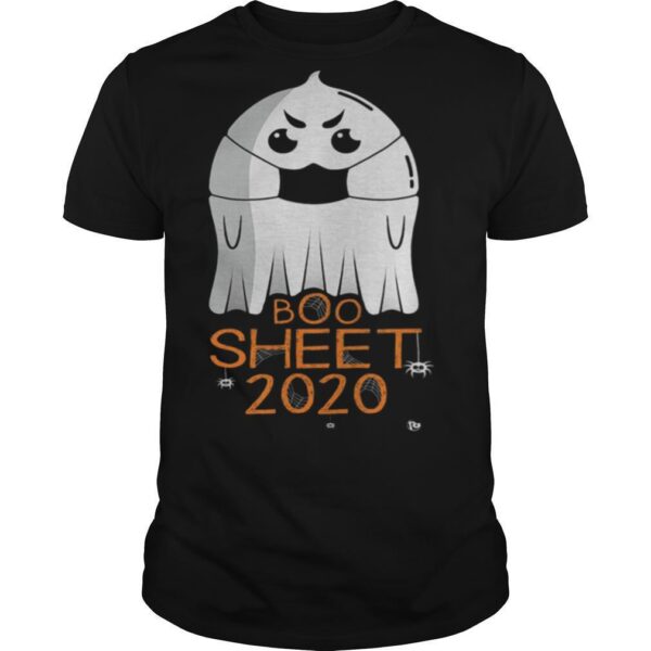 TshirtStation Halloween Costume Ghost With Mask Is Boo Sheet Shirt