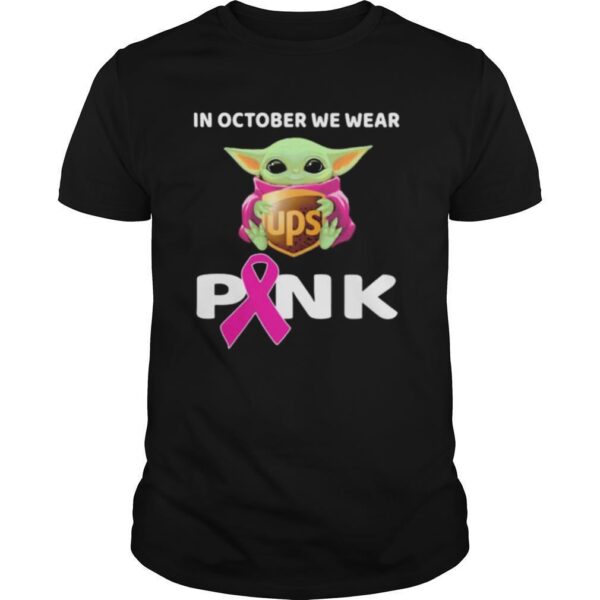 TshirtStation Baby Hug Ups In October We Wear Pink Cancer Awareness Shirt