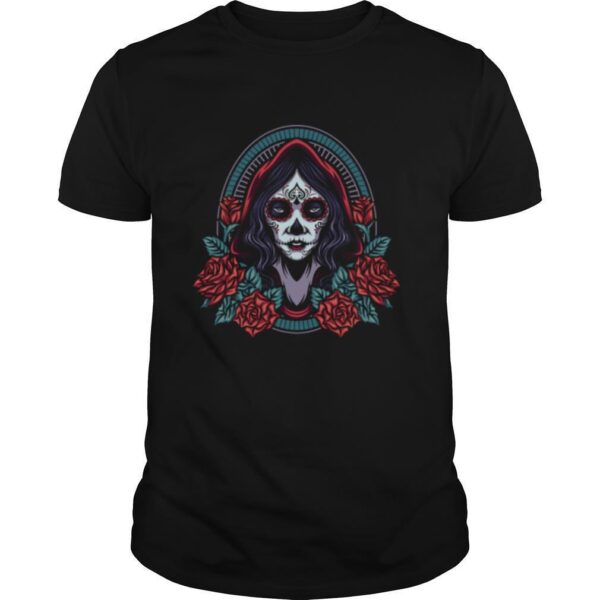TshirtStation Sugar Skull Women Day Of The Dead Shirt
