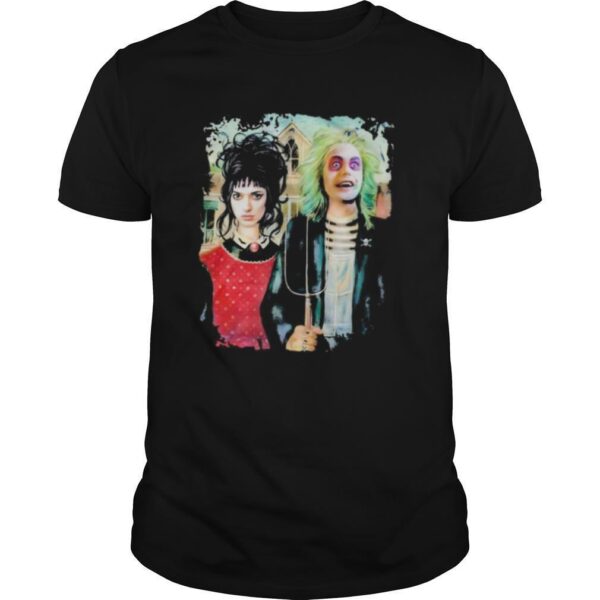 TshirtStation Halloween Haunted House Poster Shirt