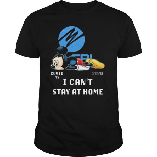 TshirtStation Florida Power And Light Mickey Mouse Covid I Cant Stay At Home Shirt
