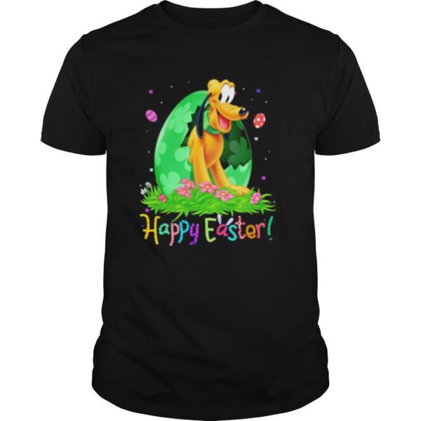 TshirtStation Disney Pluto Happy Easter Flower Shirt
