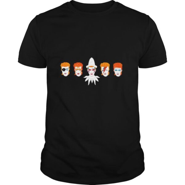 TshirtStation David Bowie Faces Shirt