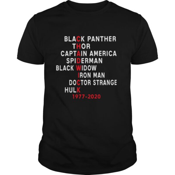 TshirtStation Chadwick Black Panther Thor Captain America Shirt