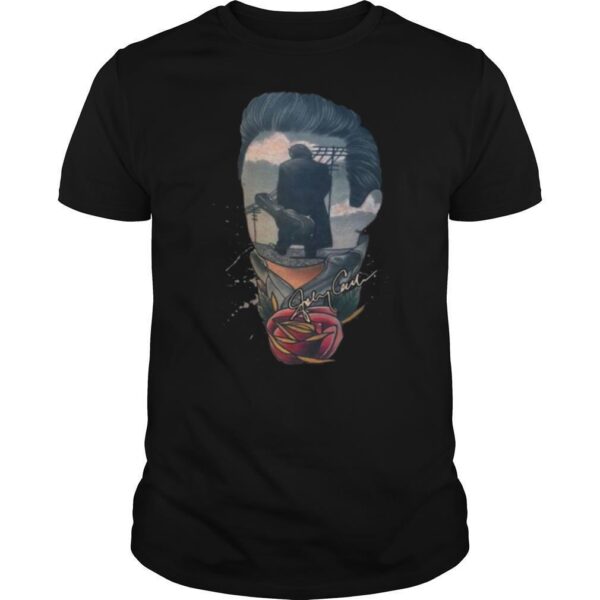 TshirtStation Johnny Cash Musician Signature Shirt