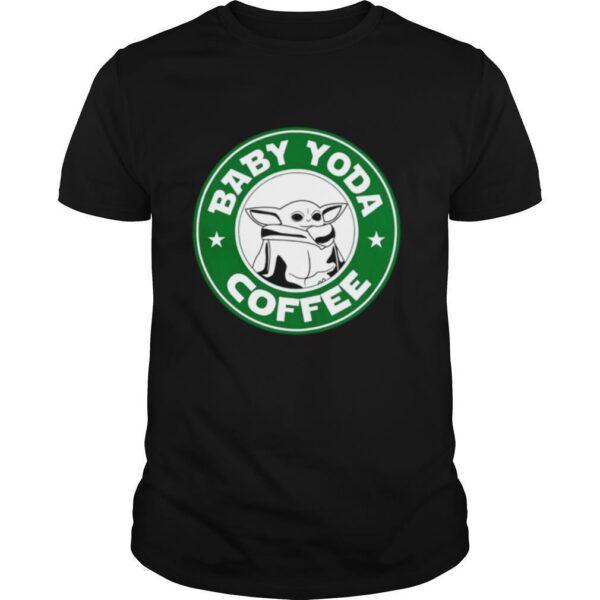 TshirtStation The Mandalorian Baby Yoda Coffee Shirt