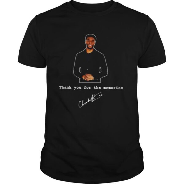 TshirtStation Rip Black Panther Thank You For The Memories Signature Shirt