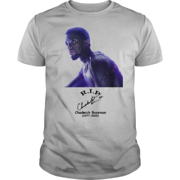 TshirtStation Rip Chadwick Boseman Black Panther Signature Shirt