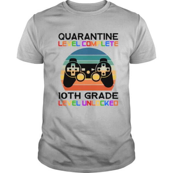 TshirtStation Quarantine Lever Th Grade Unlocked School Vintage Gift Shirt