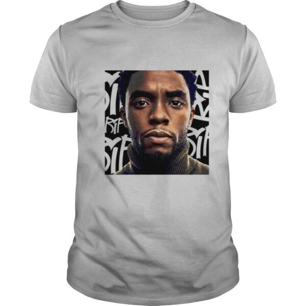 TshirtStation Black Panther Chadwick Rip Wakanda Shirt