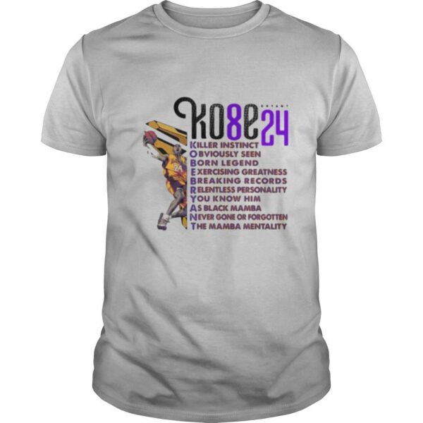 TshirtStation Kobe Bryant Mamba Forever Killer Instinct Obvioisly Seen Born Legend Shirt