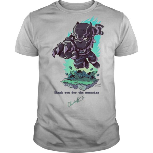 TshirtStation Black Pather Tribute Rip Chadwick Boseman Shirt