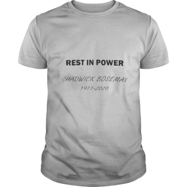 TshirtStation Rest In Power Black Panther Chadwick Rip Shirt