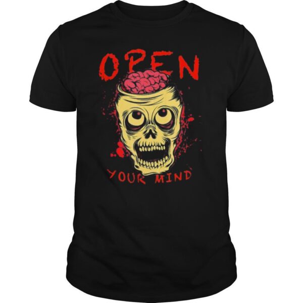 TshirtStation Open Your Mind Halloween Shirt