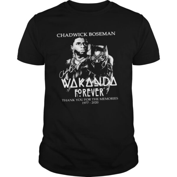 TshirtStation Black Panther Rip Chadwick Wakanda Forever Actor Shirt